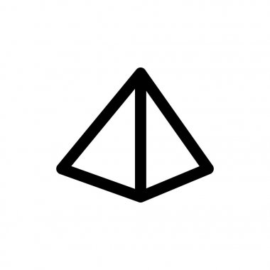 Piramit tasarımı simgesi