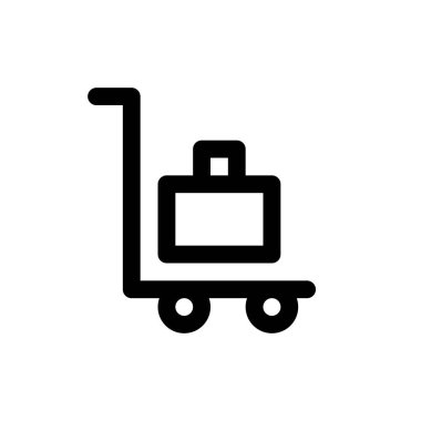 Bagaj arabası simgesi