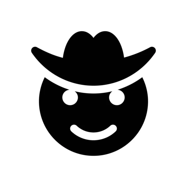 Cowboy emoticon — Stock Vector © yayayoyo 5933649