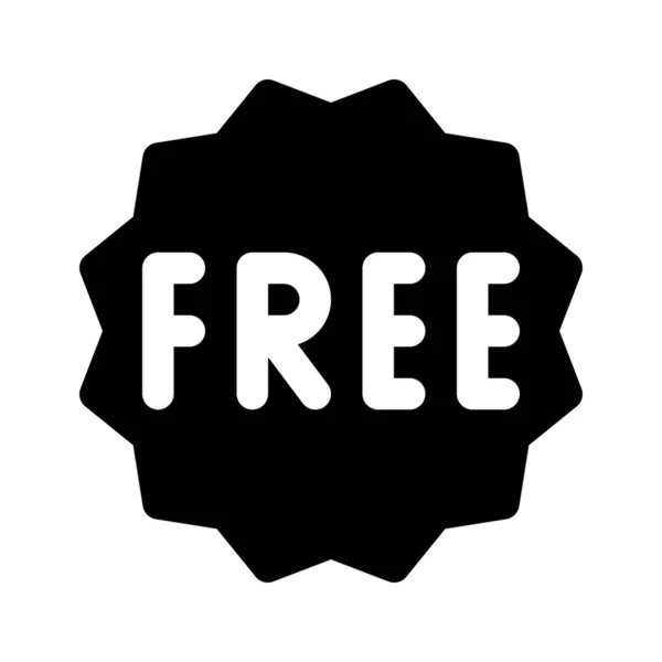 Icône autocollant gratuit — Image vectorielle