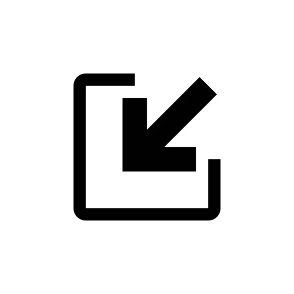Fenêtre minimiser icône — Image vectorielle