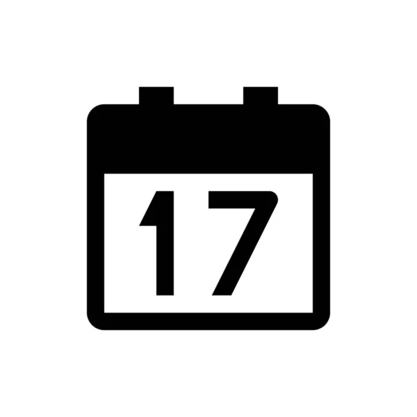 Calendario icono web — Archivo Imágenes Vectoriales