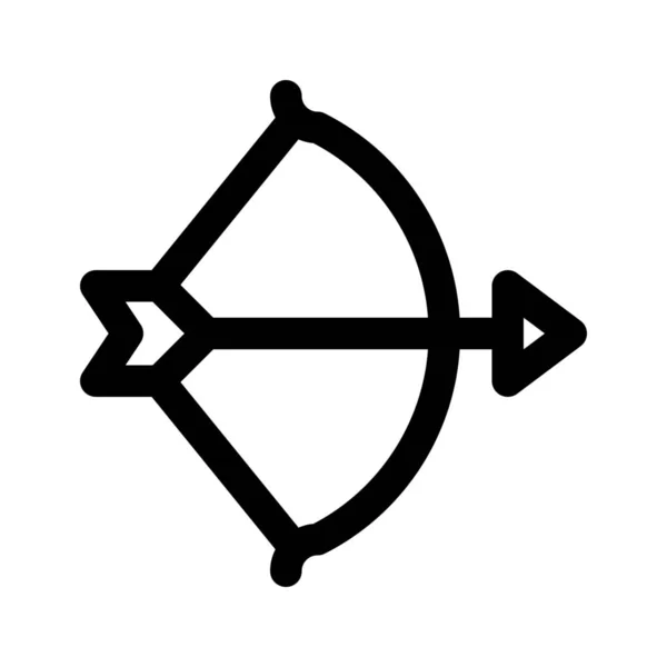Икона стрельбы из лука — стоковый вектор