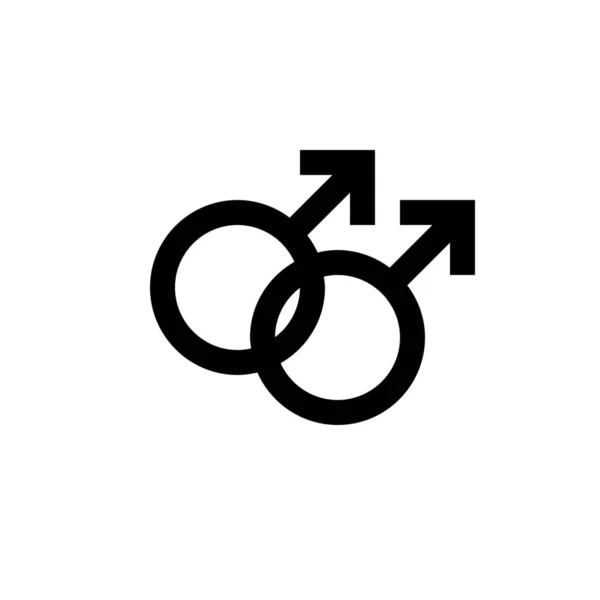 Homoseksuele web pictogram — Stockvector