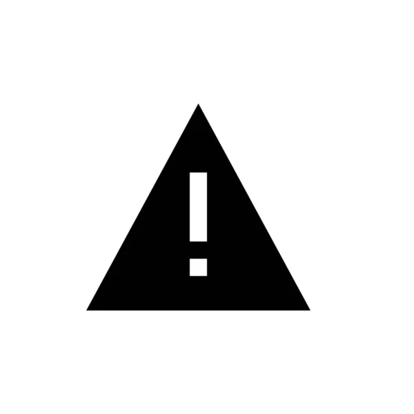 Ícone de sinal de aviso — Vetor de Stock