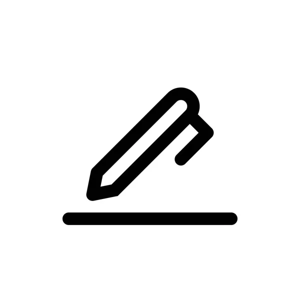 Firma icono simple — Archivo Imágenes Vectoriales