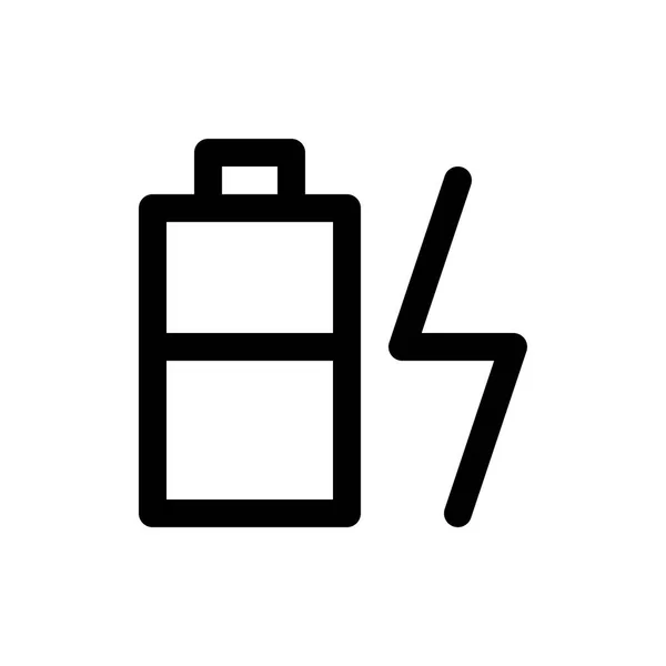 Statussymbol Batterie — Stockvektor