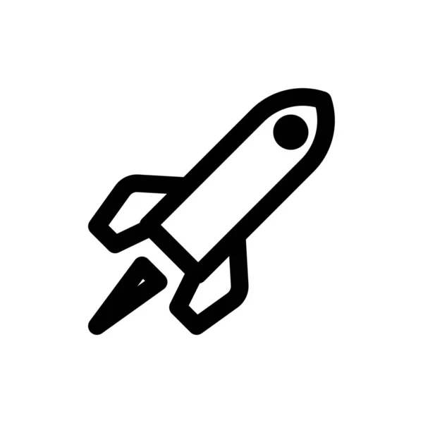 Raket web pictogram — Stockvector