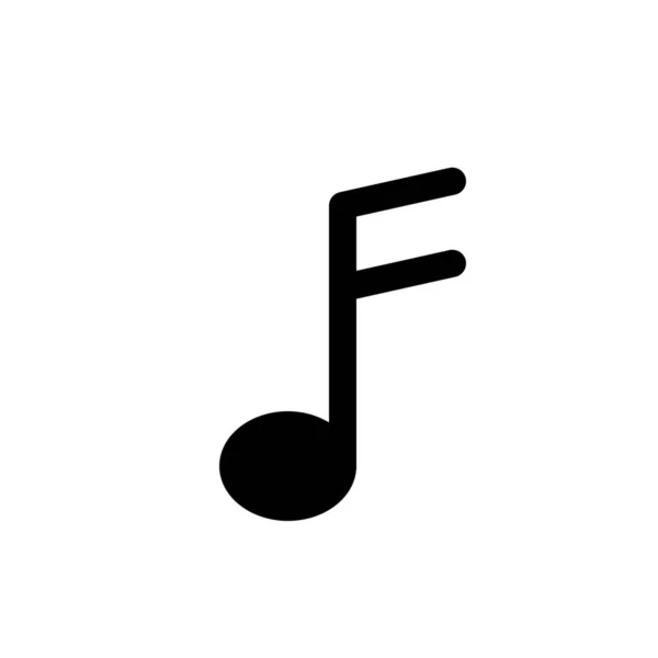 Semiquaver music note — Stock Vector