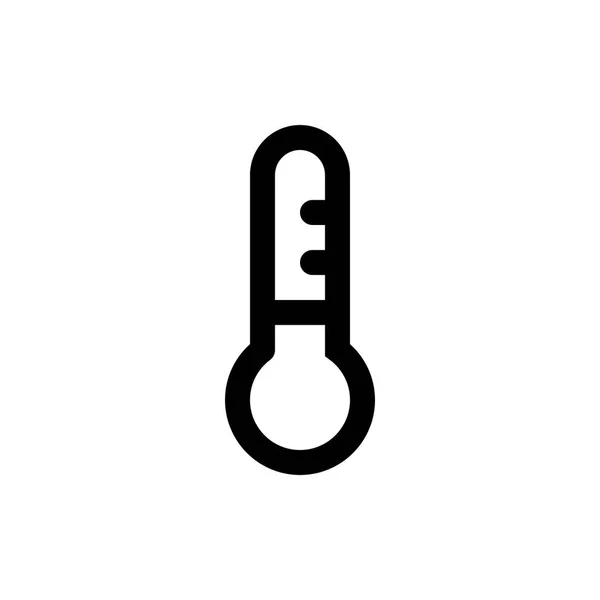 Thermometer Web-Ikone — Stockvektor