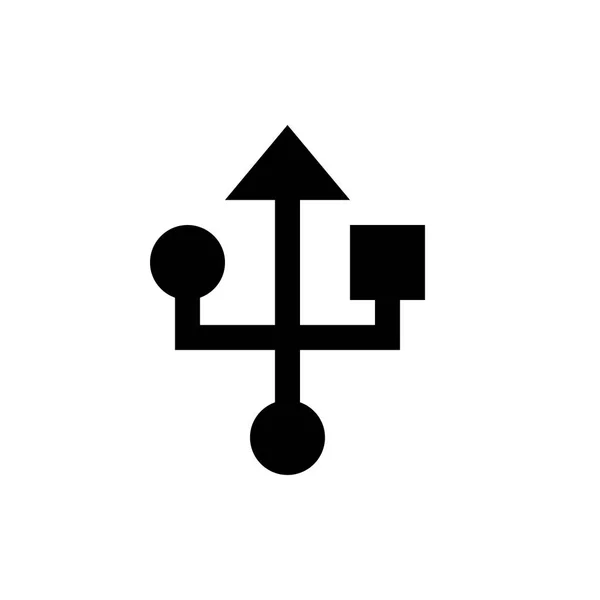 Usb-Web-Symbol — Stockvektor