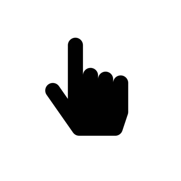 Icono de mano puntero — Vector de stock