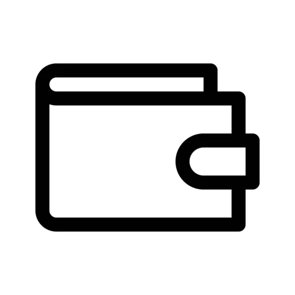 Obchodní peněženka ikona — Stockový vektor