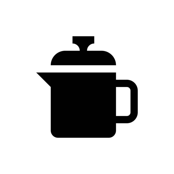 Kaffeekanne-Symbol — Stockvektor