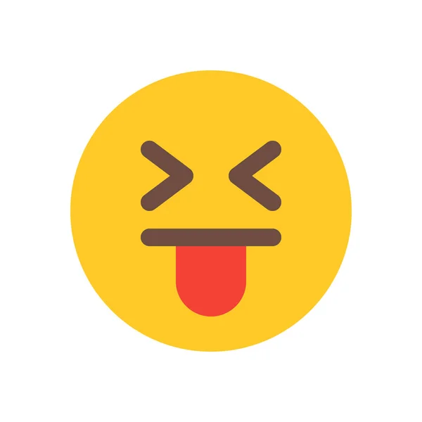 Icône emoji goofy — Image vectorielle