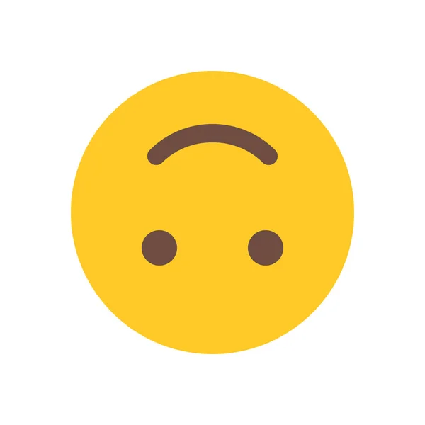 Verkehrt herum Emoji Web-Symbol — Stockvektor