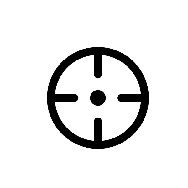 Objetivo icono simple — Archivo Imágenes Vectoriales