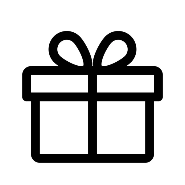 Icono web de regalo — Vector de stock