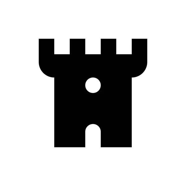 Castle building icon — Stock Vector