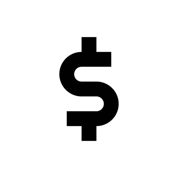 Dollar-Web-Ikone — Stockvektor