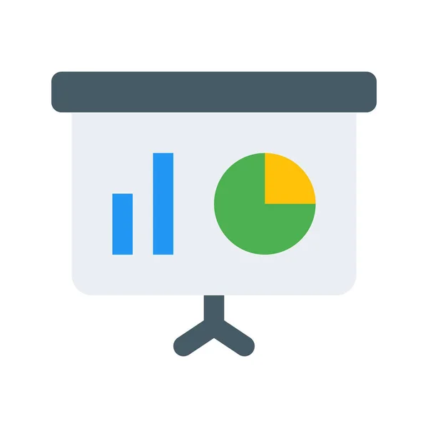 Business presentation icon — Stock Vector