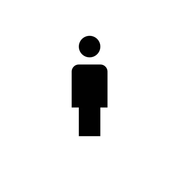 Icône de l'utilisateur masculin — Image vectorielle