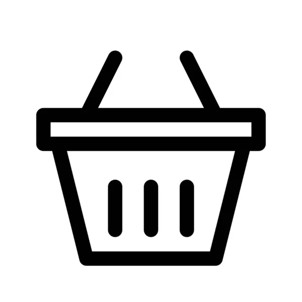 Icono de cesta de compra — Archivo Imágenes Vectoriales