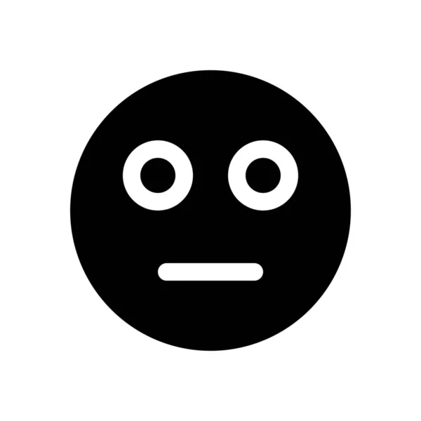 Icona emoji spaventata — Vettoriale Stock