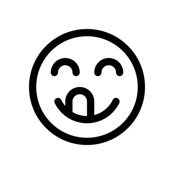 Aç emoji simgesi — Stok Vektör