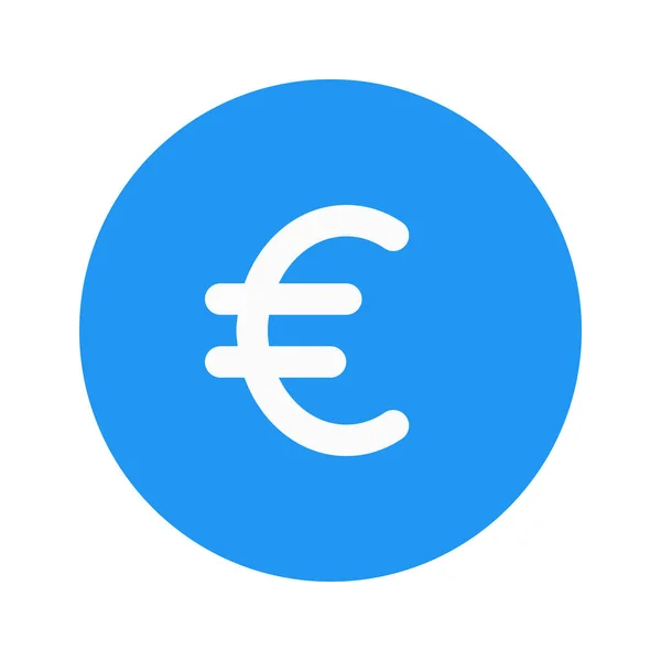 Icono de moneda euro — Vector de stock