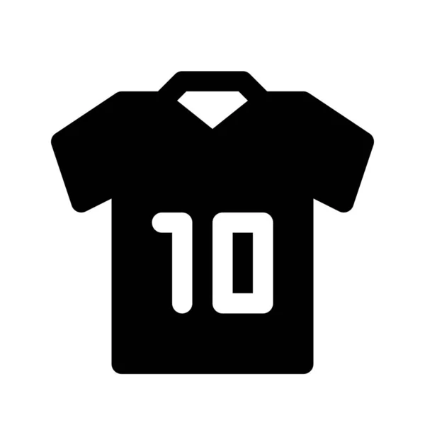 Jersey de fútbol icono — Vector de stock