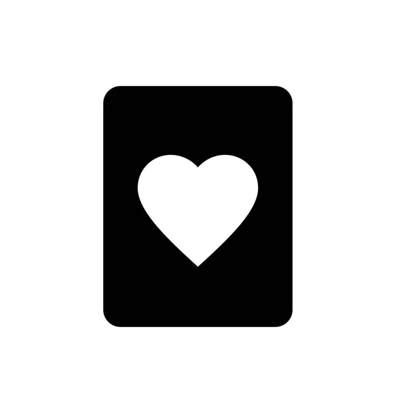 Ícone coração Valentine — Vetor de Stock