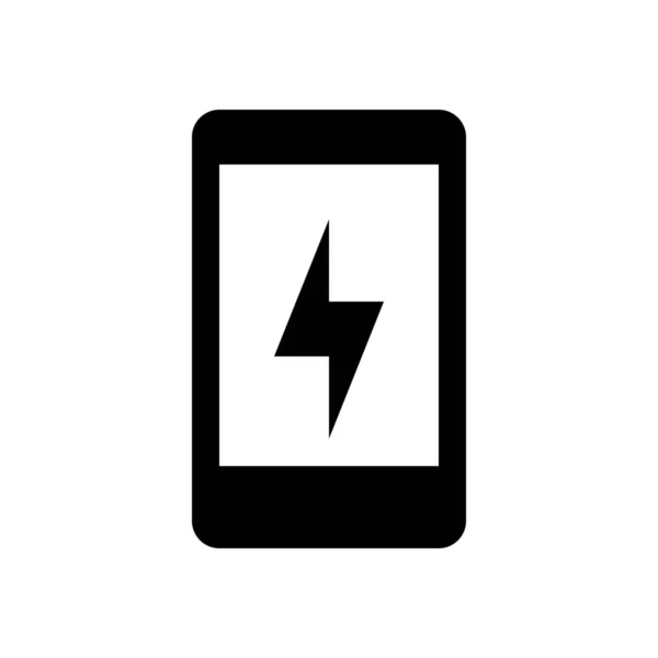 Smartphone power icon — Stock Vector