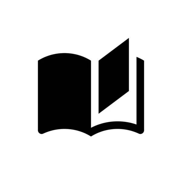 Libro icono web — Vector de stock