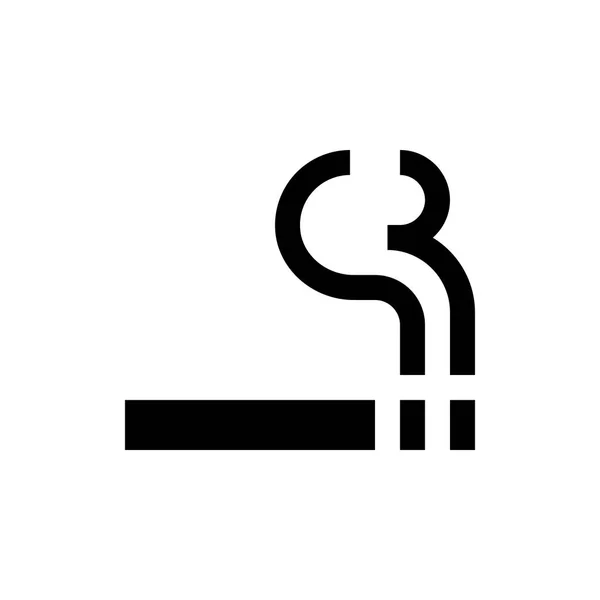 Roken gebied pictogram — Stockvector