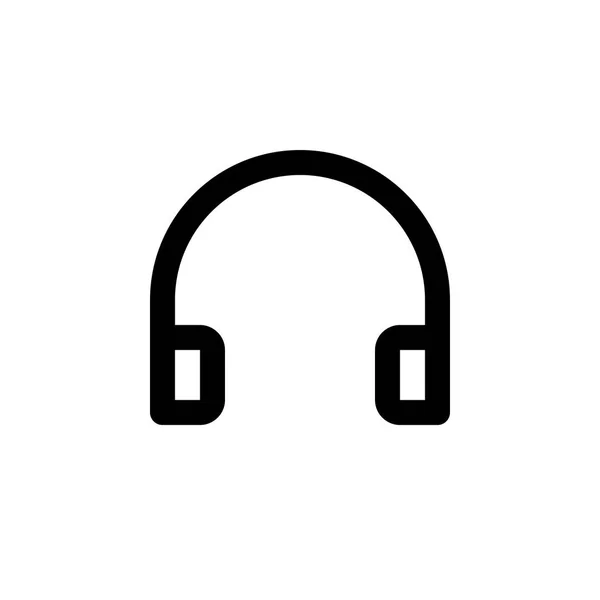 Headphones ícone web —  Vetores de Stock