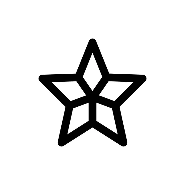 Icône du web étoile de Noël — Image vectorielle