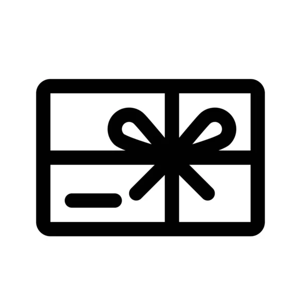 Icône web cadeau — Image vectorielle