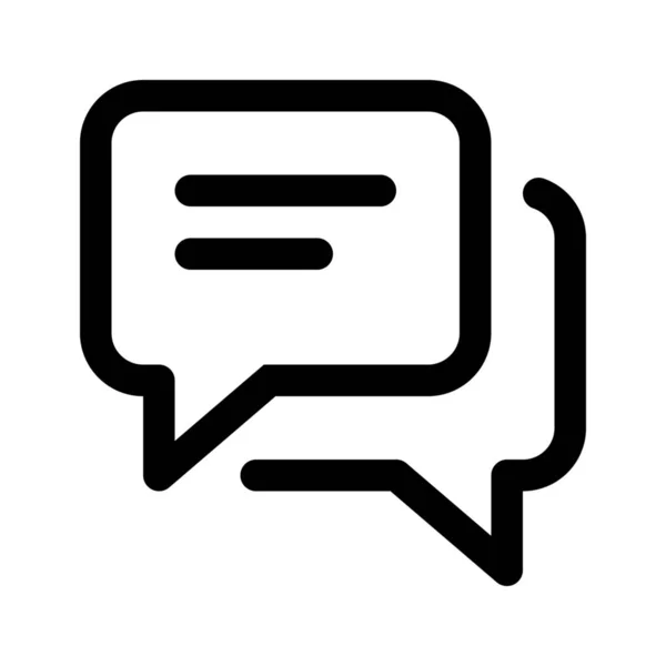 Chat web pictogram — Stockvector