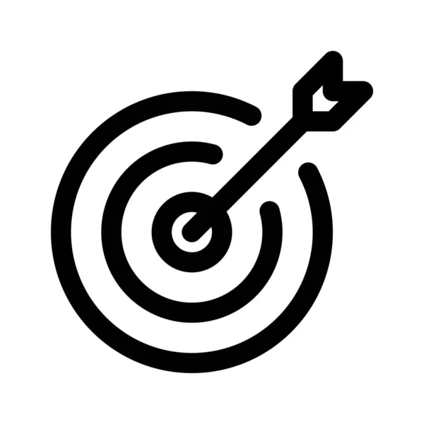Icono de tablero de tiro con arco — Vector de stock