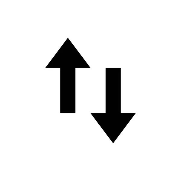 Nahoru a dolů šipky ikona — Stockový vektor