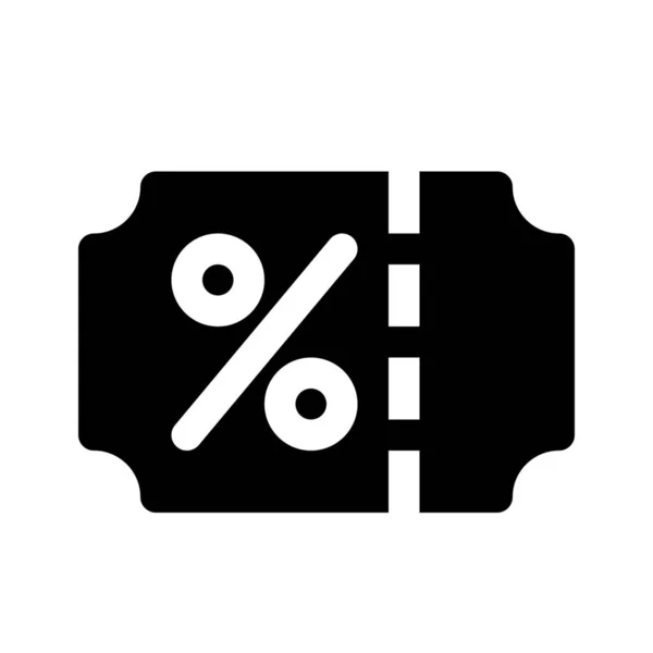 Icono web de descuento — Vector de stock