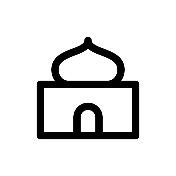 Moskén byggnad ikonen — Stock vektor