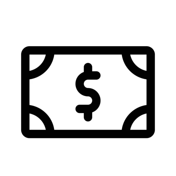 Dinero del dólar icono — Vector de stock