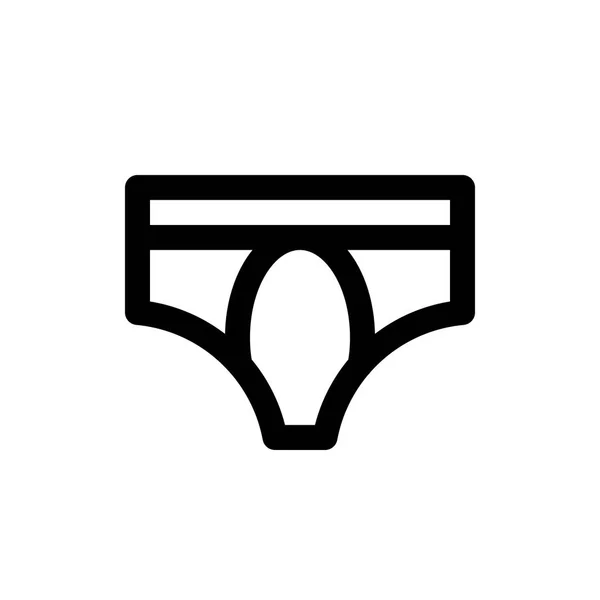 Icône web sous-vêtements — Image vectorielle