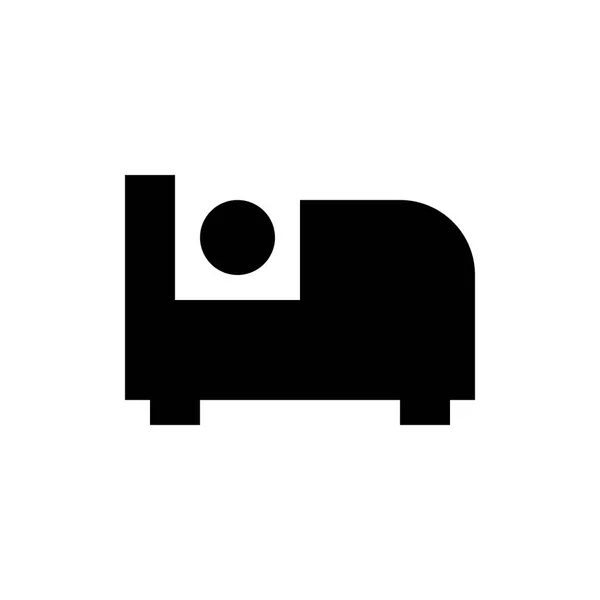 Yatak web simgesi — Stok Vektör
