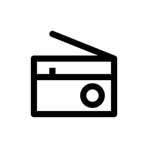 Radio-Player-Ikone — Stockvektor