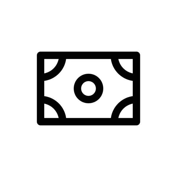 Ícone de dinheiro de papel —  Vetores de Stock