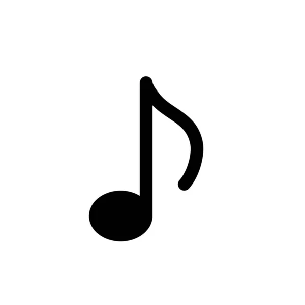 Icono de nota musical — Vector de stock