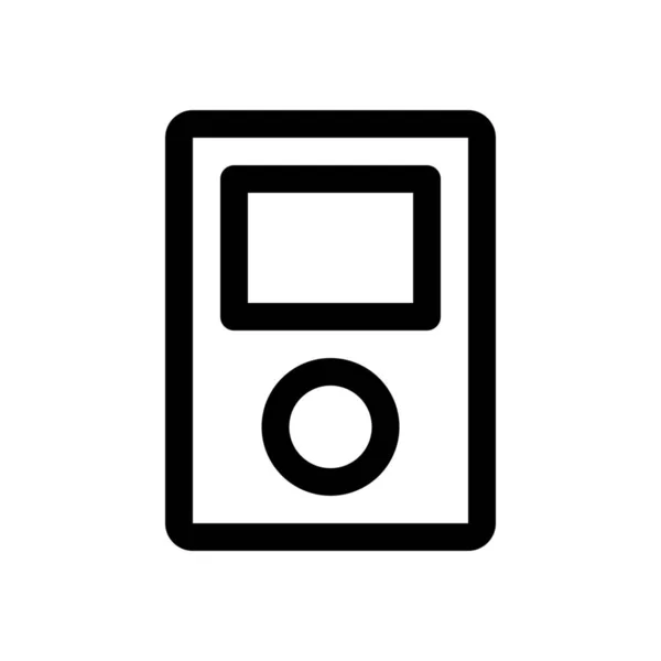 IPod-Web-Symbol — Stockvektor